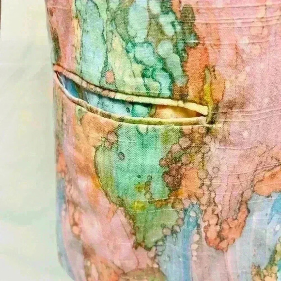 Patchington Vintage Coat/Jacket Pastel Color With Shoulder Pads Size 12 - Picture 8 of 11